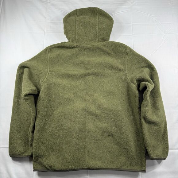 The North Face Men's L Carbondale 1/4 Snap Pullover Fleece Jacket - Olive - Picture 2 of 16